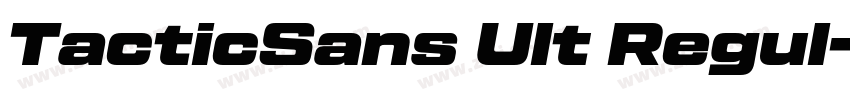TacticSans Ult Regul字体转换